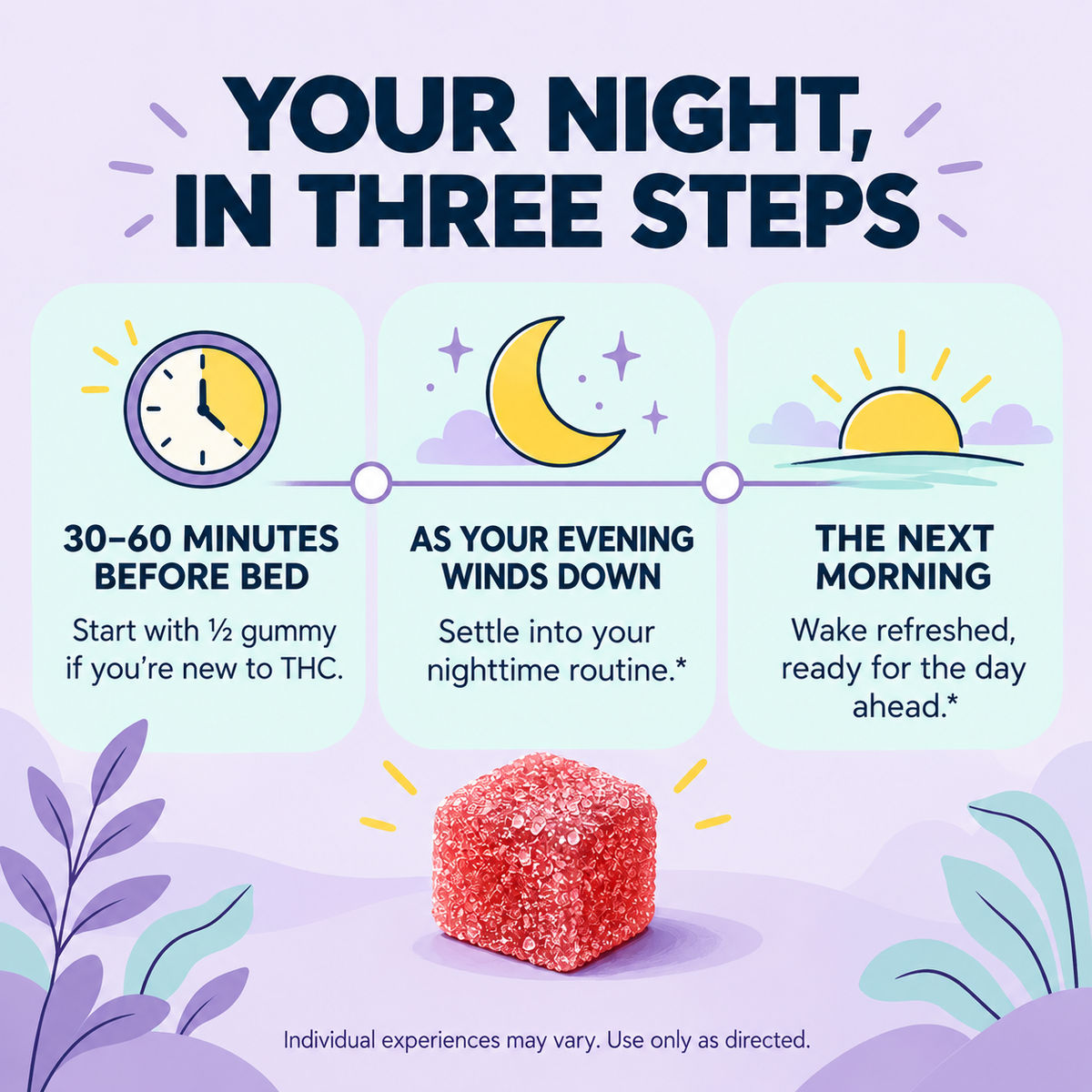 Oola nighttime routine in three steps
