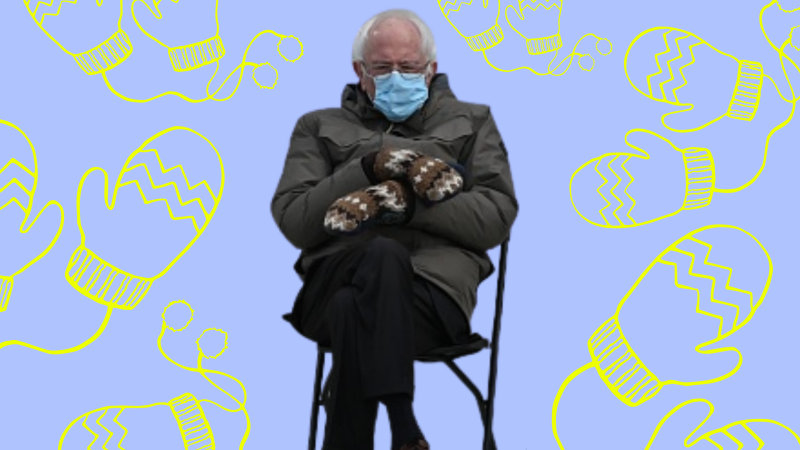 Bernie Sanders inauguration look