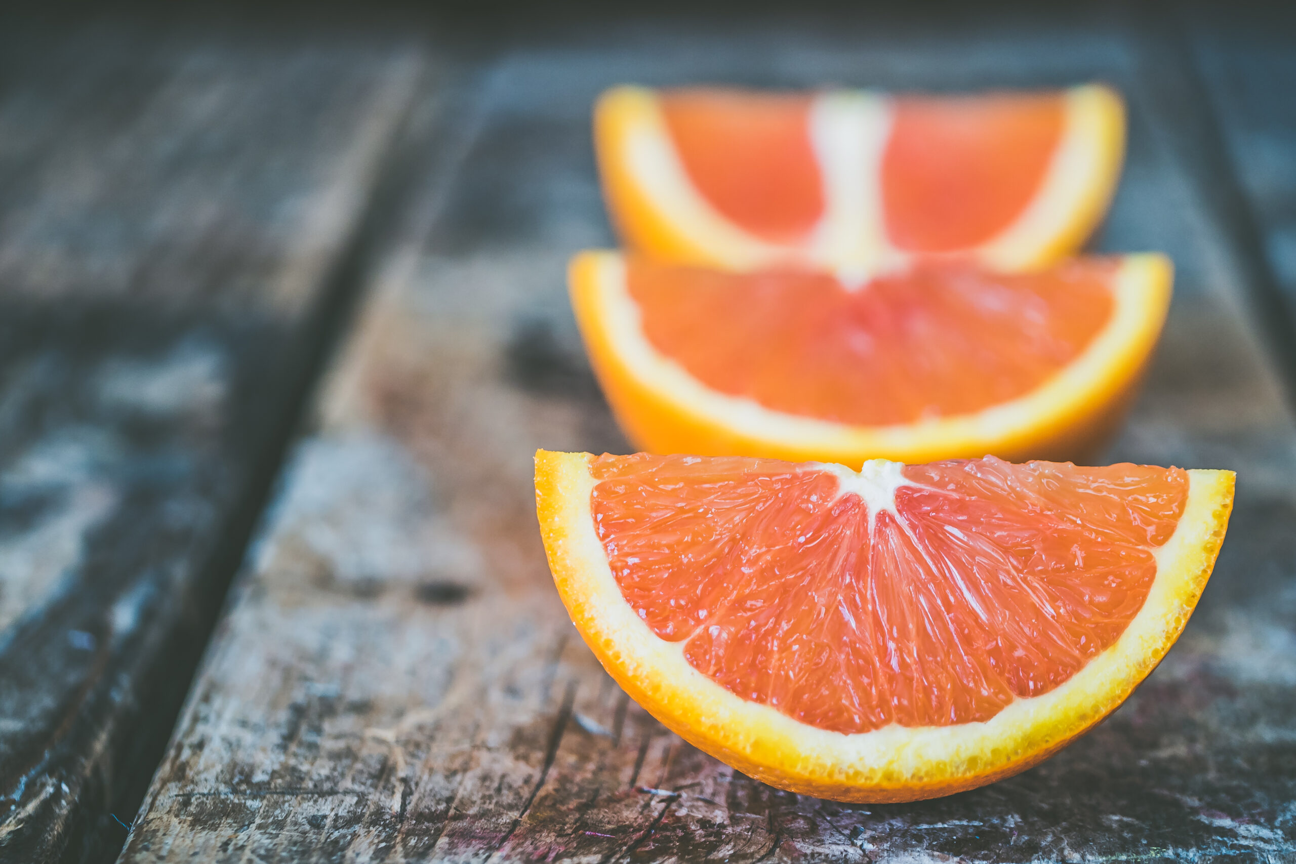 blood orange slices