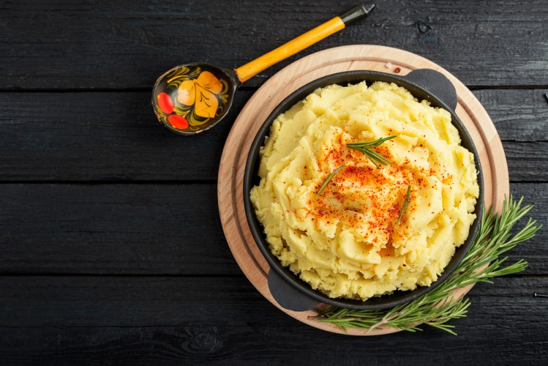 bowl of party potatoes