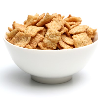 Breakfast cereal isolated on a white background