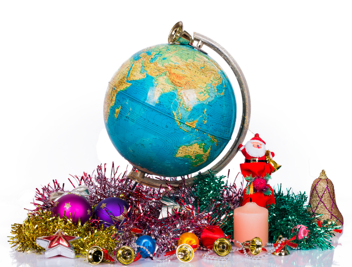 Christmas decor globe