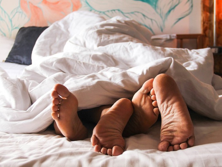 couple under the covers