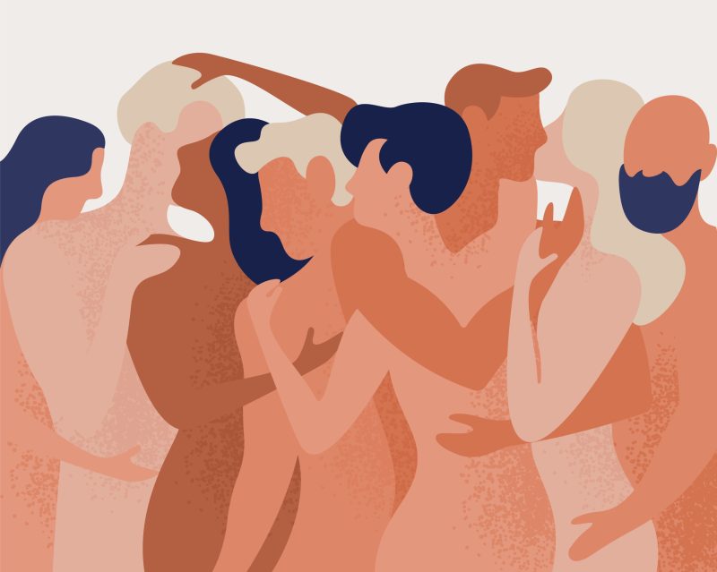 drawing representing polyamory