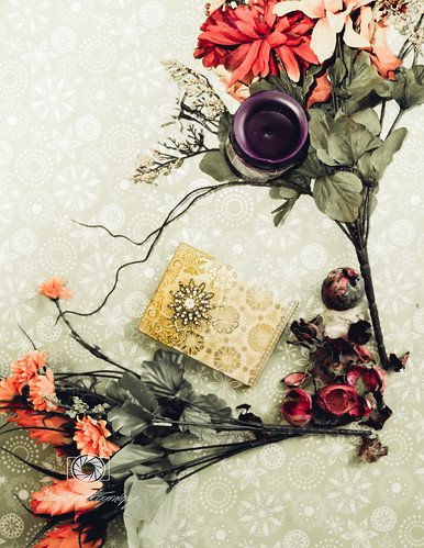 Flower bouquets and coffee mug