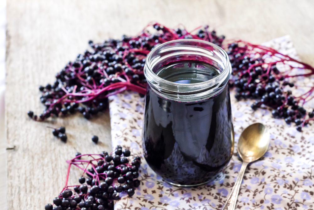 homemade elderberry syrup