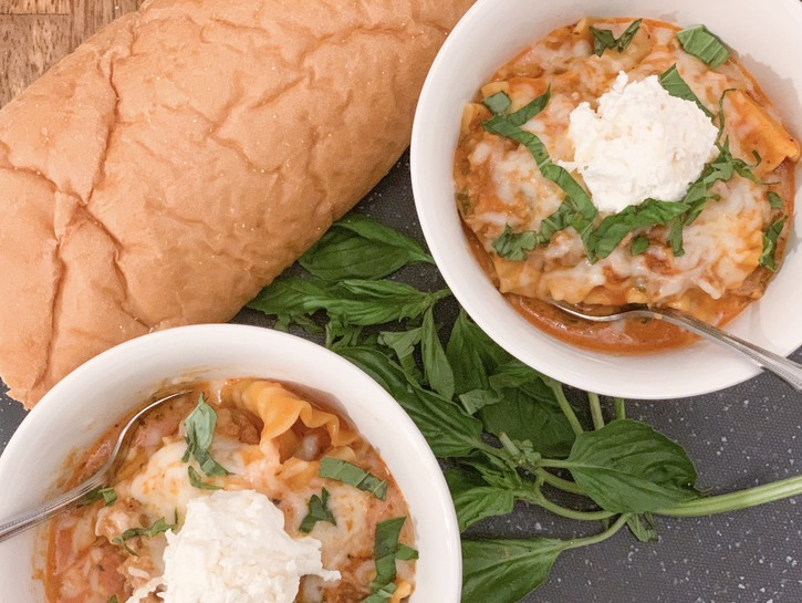 instant pot lasagna soup