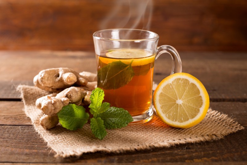Lemon ginger tea