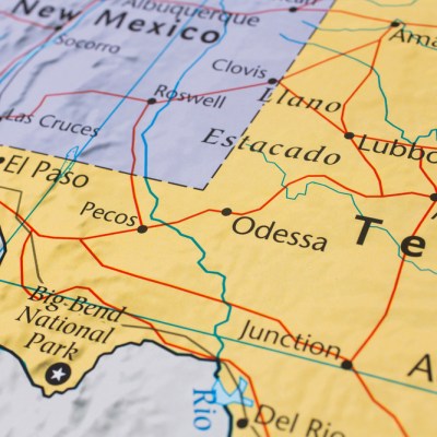 Map of West Texas, West Texas road trip itinerary