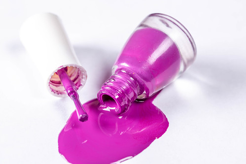 nail polish spill