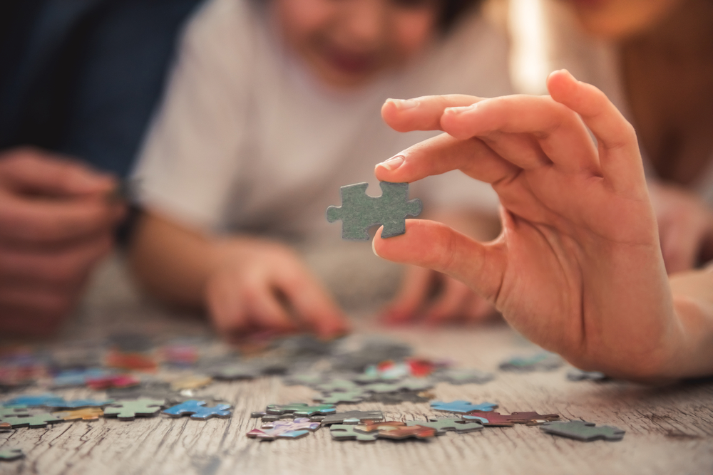 pregnancy announcement puzzle