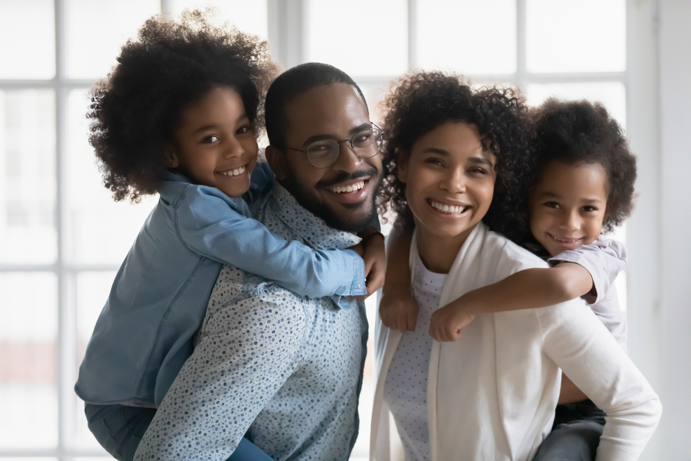 smiling family