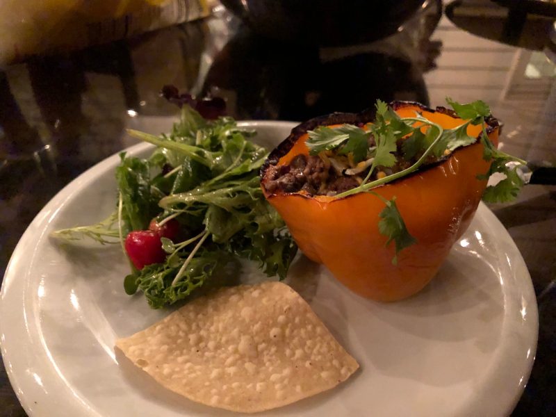 stuffed pepper on plate