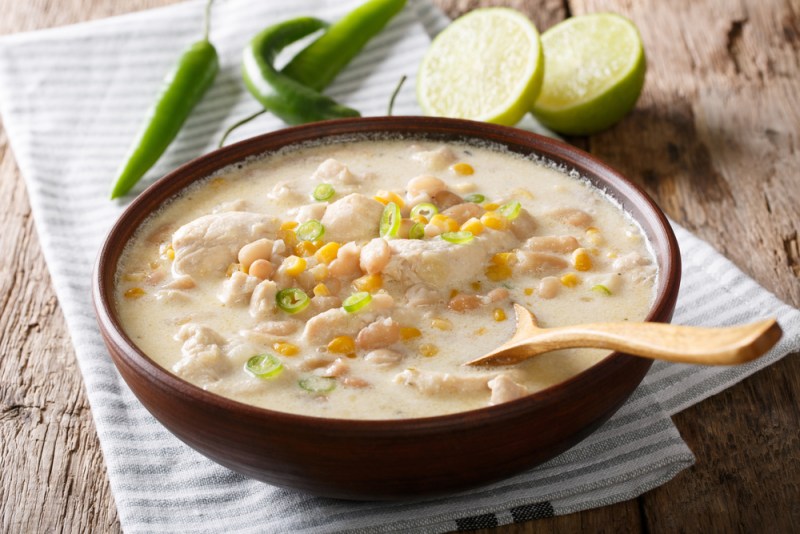 white chicken chilli