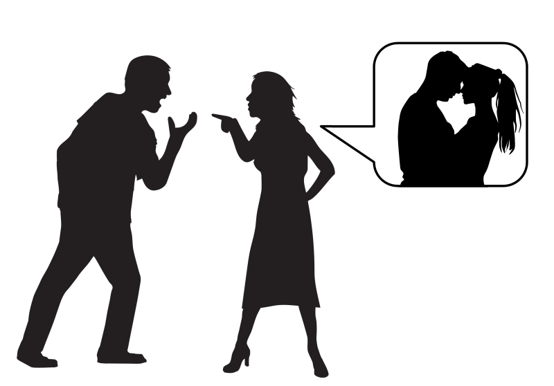 jealousy, infidelity, argument