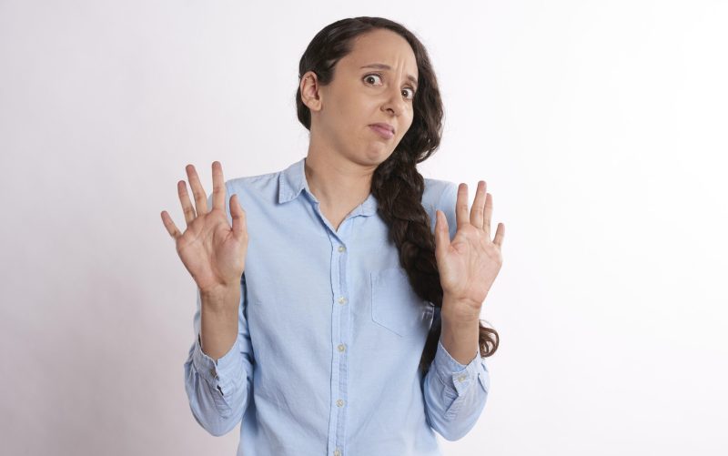 shocked, upset, person