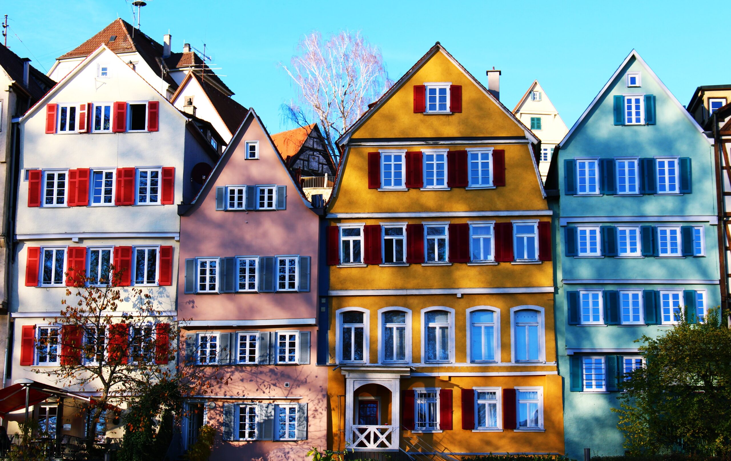 Apartment architecture city colorful
